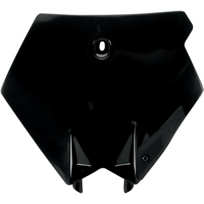 Placă frontală cu număr KTM SX/SX-F neagră UFO PLAST KT03075#001
