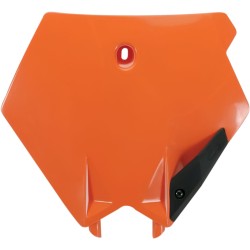 Placă frontală cu număr KTM SX/SX-F portocalie UFO PLAST KT03075#127 Placă frontală cu număr KTM SX/SX-F portocalie UFO PLAST KT03075#127