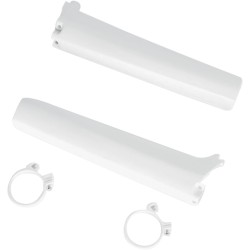 Apărători pentru glisierele furcii SUZUKI RM125/250 albe UFO PLAST SU02943#041