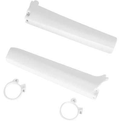Apărători pentru glisierele furcii SUZUKI RM125/250 albe UFO PLAST SU02943#041