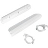 Protectoare pentru glisoare furcă YAMAHA YZ125/250 albe UFO PLAST YA02838#046