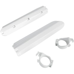Protectoare pentru glisoare furcă YAMAHA YZ125/250 albe UFO PLAST YA02838#046 Protectoare pentru glisoare furcă YAMAHA YZ125/250 albe UFO PLAST YA02838#046