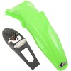 Aripă spate enduro cu lumină LED KAWASAKI KLX450R KX-GREEN UFO PLAST KA03791#026