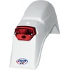 Aripă spate retro cu lumină spate KTM CAGIVA (80-83) alb UFO PLAST ME08034W