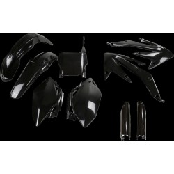 Set caroserie HONDA CRF450R negru UFO PLAST HOKIT108F@001 Set caroserie HONDA CRF450R negru UFO PLAST HOKIT108F@001