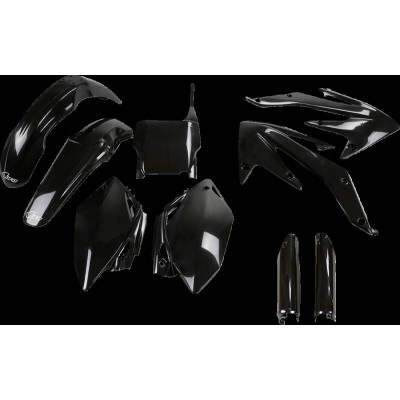 Set caroserie HONDA CRF450R negru UFO PLAST HOKIT108F@001 Set caroserie HONDA CRF450R negru UFO PLAST HOKIT108F@001