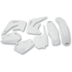Set caroserie HONDA CR85 alb UFO PLAST HOKIT109@041 Set caroserie HONDA CR85 alb UFO PLAST HOKIT109@041