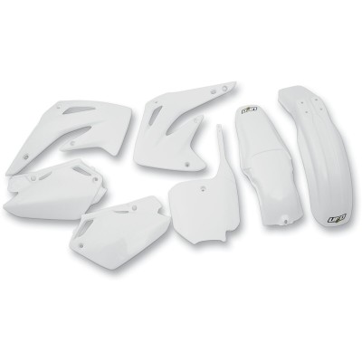 Set caroserie HONDA CR85 alb UFO PLAST HOKIT109@041 Set caroserie HONDA CR85 alb UFO PLAST HOKIT109@041
