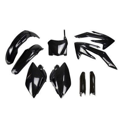 Set caroserie HONDA CRF250R negru UFO PLAST HOKIT112F@001 Set caroserie HONDA CRF250R negru UFO PLAST HOKIT112F@001