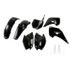 Set complet caroserie KAWASAKI KX125/250 negru UFO PLAST KAKIT201F@001