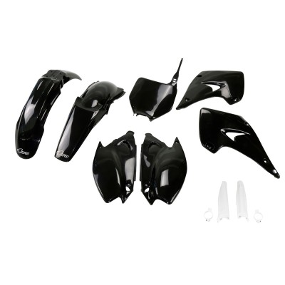 Set complet caroserie KAWASAKI KX125/250 negru UFO PLAST KAKIT201F@001