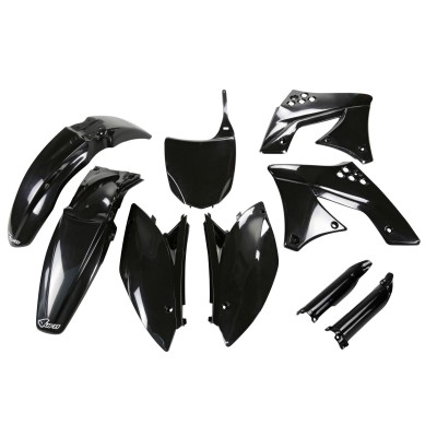 Set caroserie KAWASAKI KXF250 negru UFO PLAST KAKIT212F@001 Set caroserie KAWASAKI KXF250 negru UFO PLAST KAKIT212F@001