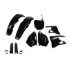 Set caroserie YAMAHA YZ125/250 negru UFO PLAST YAKIT300F@001