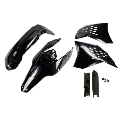 Set caroserie complet EXC 09-10 BK UFO PLAST KTKIT511F@001