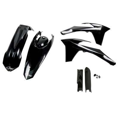 Set complet caroserie full EXC 12-13 BK UFO PLAST KTKIT513F@001
