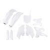 Set complet pentru restyling caroserie YAMAHA YZ125/250 alb UFO PLAST YAKIT312F@046