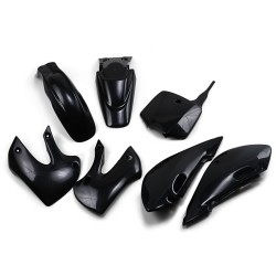 Set caroserie KAWASAKI KLX110 negru UFO PLAST KA37002@001 Set caroserie KAWASAKI KLX110 negru UFO PLAST KA37002@001