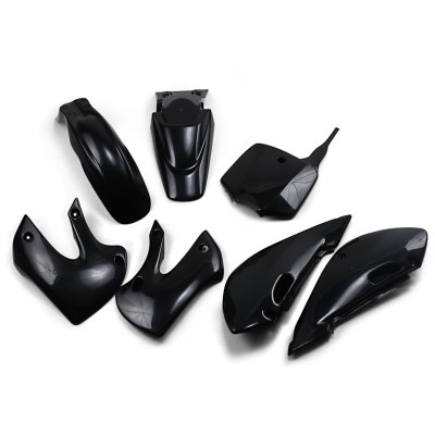Set caroserie KAWASAKI KLX110 negru UFO PLAST KA37002@001 Set caroserie KAWASAKI KLX110 negru UFO PLAST KA37002@001