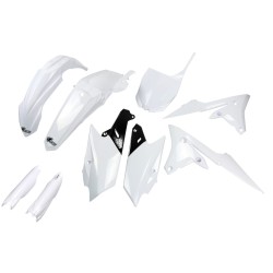 Set caroserie YAMAHA YZ250/450F alb UFO PLAST YAKIT318F@046