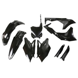 Set caroserie KAWASAKI KXF250 negru UFO PLAST KAKIT224F@001