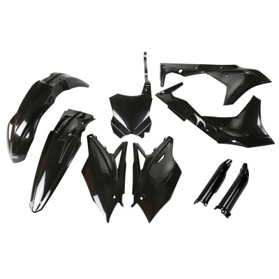 Set caroserie KAWASAKI KXF250 negru UFO PLAST KAKIT224F@001 Set caroserie KAWASAKI KXF250 negru UFO PLAST KAKIT224F@001