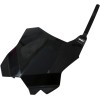 Placă frontală KAWASAKI KXF250/450 neagră UFO PLAST KA04738#001