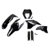 Set caroserie KTM EXC negru UFO PLAST KTKIT520F@001