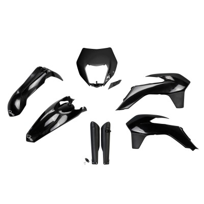 Set complet caroserie full EXC 14-16 blk UFO PLAST KTKIT524F@001