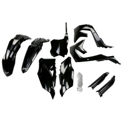 Set complet de carenaj negru UFO PLAST KAKIT227F@001 Set complet de carenaj negru UFO PLAST KAKIT227F@001