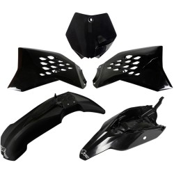 Set caroserie KTM65SX 12-15 BK UFO PLAST KTKIT525@001 Set caroserie KTM65SX 12-15 BK UFO PLAST KTKIT525@001