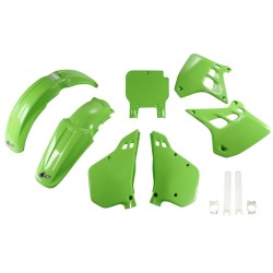 Set caroserie KX250 90-91 OE91 UFO PLAST KAKIT188F@999A Set caroserie KX250 90-91 OE91 UFO PLAST KAKIT188F@999A