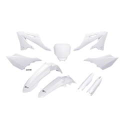 Set caroserie YZ125/250 22-25 YZF front style WH UFO PLAST YAKIT335F@046 Set caroserie YZ125/250 22-25 YZF front style WH UFO PLAST YAKIT335F@046