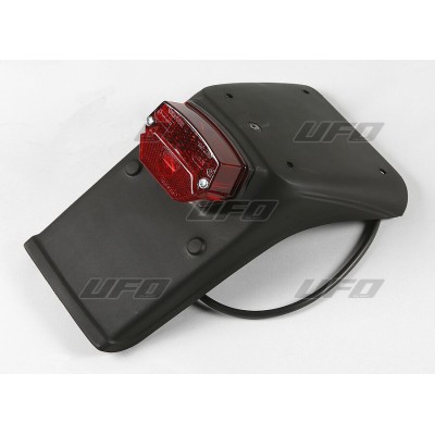 Suport pentru număr de înmatriculare pentru aripi spate enduro UFO PLAST KT03028#001