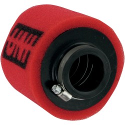 Filtru tip pod cu două etape și clemă, drept, roșu/negru UNI FILTER UP-4125ST