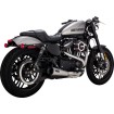 Sistem de evacuare din oțel inoxidabil mat 2-1 upsweep 04-13 XL VANCE & HINES 27637 thumb