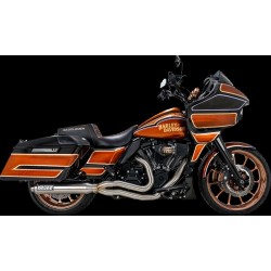Tobă de eșapament supersport 2-1 brushed touring VANCE & HINES 27345 Tobă de eșapament supersport 2-1 brushed touring VANCE & HINES 27345