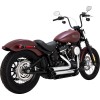 Tobe scurte staggered exhaust chrome VANCE & HINES 17333-22
