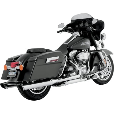 Tobă twin slash round chrome VANCE & HINES 16763
