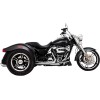 Tobă twin slash round slip-ons crom VANCE & HINES 16796