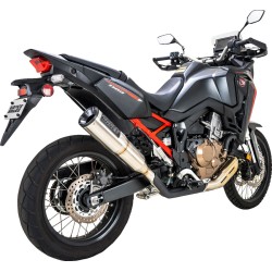 Tobă de eșapament din oțel inoxidabil hi-output HONDA AFRICA TWIN VANCE & HINES 14523