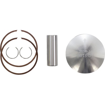 Set de piston forjat din oțel pentru performanță îmbunătățită / HONDA / mărime +0,01 WOSSNER 8019DB