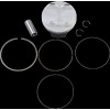 Set de pistoane forjate din oțel înlocuitor OEM / HONDA / dimensiune standard WOSSNER 8608DA