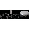 Set piston forjat din oțel OEM înlocuire / SUZUKI / dimensiune standard WOSSNER 8667DA