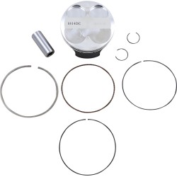 Set piston forjat din oțel pentru performanță îmbunătățită / KAWASAKI / dimensiune +0,02 WOSSNER 8814DC Set piston forjat din oțel pentru performanță îmbunătățită / KAWASAKI / dimensiune +0,02 WOSSNER 8814DC