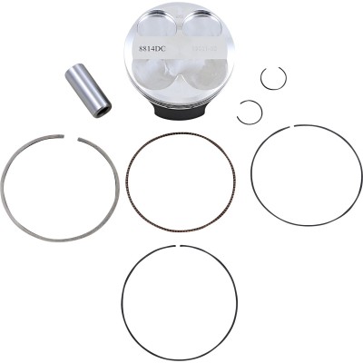 Set piston forjat din oțel pentru performanță îmbunătățită / KAWASAKI / dimensiune +0,02 WOSSNER 8814DC
