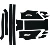 Covoraș YAM 700 SUPJET FRSTYL WSM PERFORMACE PARTS 012-222BLK