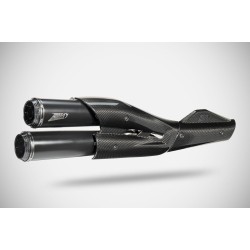 Sistem de evacuare completă Top Gun slip-on 2in2 E5 ZARD ZHD007S10SCO-B