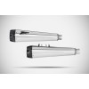 Slip-ons conice amortizor HD-SOFTAIL M8 polisat E4/E5 ZARD ZHD008S10SAO-P