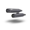 Tobă de eșapament slip-on suprapusă HD-BREAKOUT FAT BOY M8 negru E4/E5 ZARD ZHD039S10SAO-B