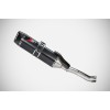 Sistem de evacuare Slip-On E5 SS negru cu capac de carbon pentru HD-PAN AMERICA ZARD ZHD001S10SCO-B